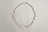 OLIO E ACETO Pure silver white pine entangled necklace OA06N19